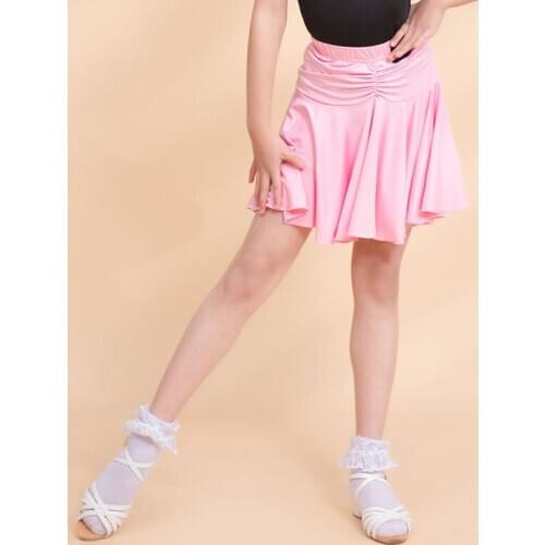 Kids Dance Clothes Girls Latin Dance Skirt Practice Wear Cha Cha Samba Rumba Dancewear Latin Dancing Dress Black Skirt DNV14351