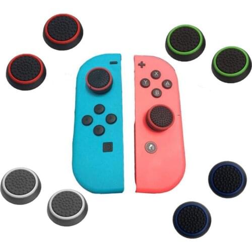 For Nintend Switch NS JoyCon Controllers Joy-Con ThumbStick Silicone Thumb Stick Grip Caps Joypad Analog Joystick Cover Case