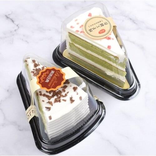 Baking Packaging Plastic Blister Case Square Mooncake Box DIY Dessert Container Food Grade PET Cake Wrapping Box With Cover