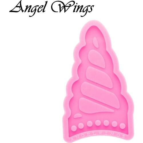 Unicorn Headband decoration Silicone Molds DIY Necklace Jewelry Shiny Epoxy Resin Mould Custom Wholesale DY0548