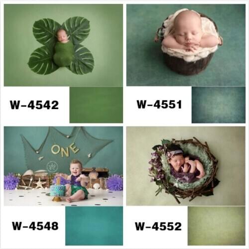 Photography Background Grunge Green Solid Texture Photo Backdrops for Studio Newborns Child Baby Portrait Photograpic Photocall