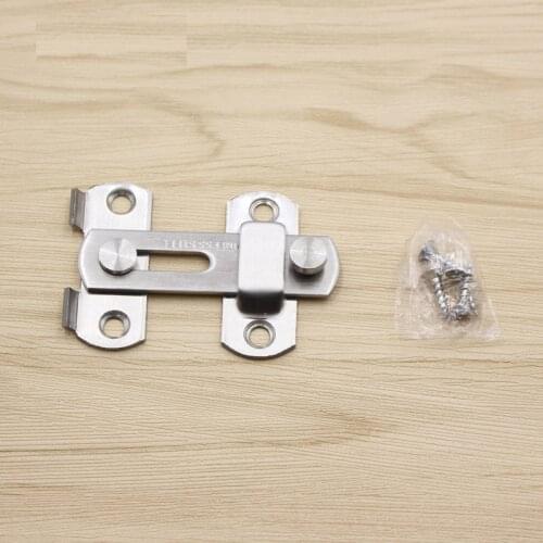 Good Hasp Latch Stainless Steel Hasp Latch Lock Sliding Door lock for Window Cabinet Fitting Room Accessorries Home Hardware