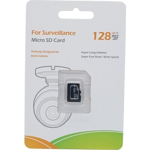 Original EZVIZ 128GB class 10 Micro SD Card , TF card For Surveillance, Perfectly Designed for HIK EZ camera