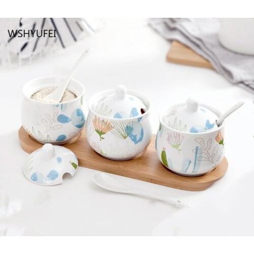 Nordic Minimalist Ceramic Sealed With lid Storage Seasoning jar White Sugar Dried Fruit Snack Container Bottle Kitchen tool