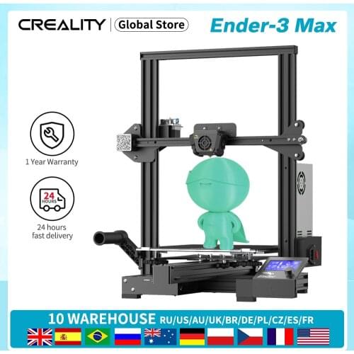 CREALITY 3D Ender-3 MAX 3D Printer With Print Size 300*300*340MM CREALITY 3D Resume Printing Filament Detect