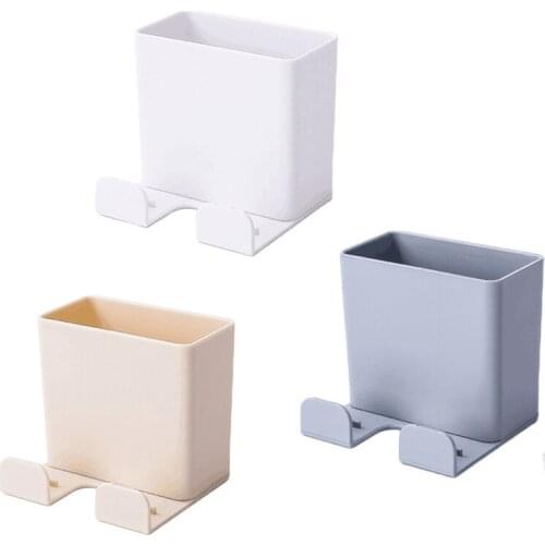 Wall Mounted Remote Control Organizer Storage Box Air Conditioner Storage Case Mobile Phone Plug Holder Stand Container HOT