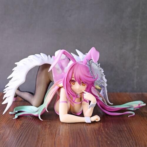 No Game No Life Jibril Bunny Girl Ver. 1/4 Scale PVC Figure Doll Collectible Sexy Figurine Model Toy