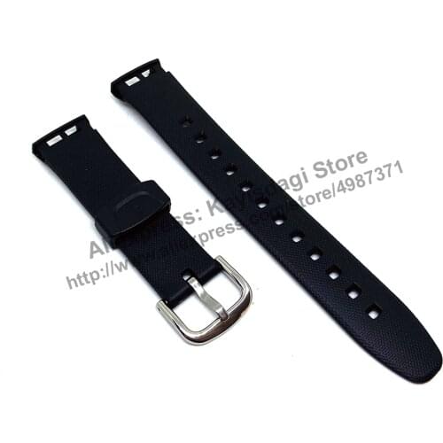 Genuine Casio EDB-120 E-Databank - Watch Band Strap - 19mm Black Rubber NOS