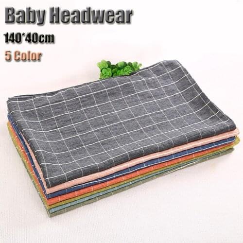 Fall Winter Kid Headwear Checkered Pattern Scarf Children Fashion Style Baby Wrap Pure Color Boy Girl Cozy Scarfs Shawl Echarpes