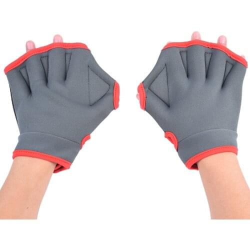 1 Pair Diving Gloves High Elasticity Snorkeling Dive Swimming Paddles Palm Webbed Scratch-Resistant Hand Guard Accessories