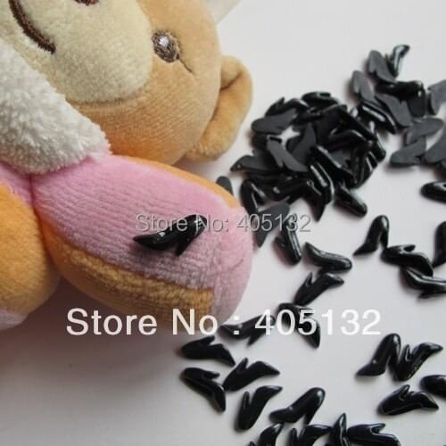 RC-162-1 200pcs/bag Nail Resin Decoration Lovely Black High-heeled Shape Nail Art Decorations Cellphone Decorations
