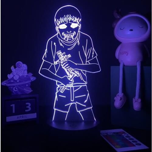 Led Night Light Junji Ito Souichi Tsujii for Bedroom Decor Gift Colorful Nightlight Anime 3d Lamp Souichi Tsujii