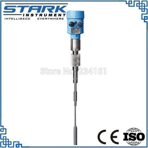 High temperature RF admittance level meter level transmitter for high temperature insulated solids radio frequency admittance