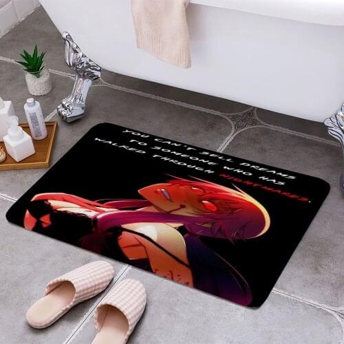 Yuno Future Diary Anime Anti-slip Doormat Vacuuming Water Absorbing Kitchen Bedroon Bath Floor Mats Home Entrance Home Decora