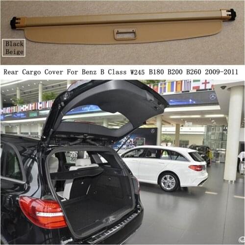 Rear Cargo Cover For Benz W245 B Class B180 B200 B260 2009-2011 Privacy Trunk Screen Security Shield Shade Auto Accessories