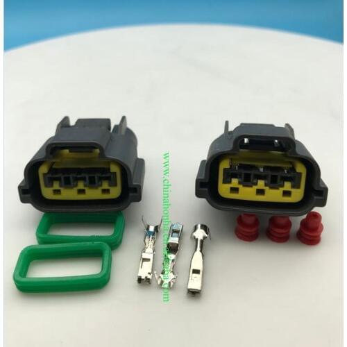 10/30/100 pcs 3pin Ignition Coil Connector Plug Harness clips Case