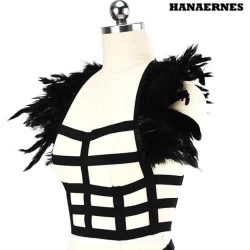 Women Punk PU Polyester Garter Bra Straps Suspenders Slim Belts Adult Clothing Sexy Full Body Harness Bdsm Bondage Lingerie