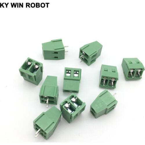 10Pcs/Lot KF128-2P KF128 2Pin DG128 5.0MMPCB screw Terminal Block connector