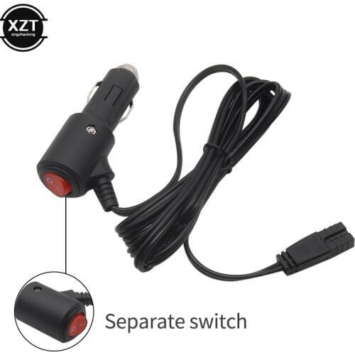 12V 120W 10A Extension Cord Car Fridge Cable Power Switch Adapter Cord Electric Copper Wire Mini Refrigerator Extension Line