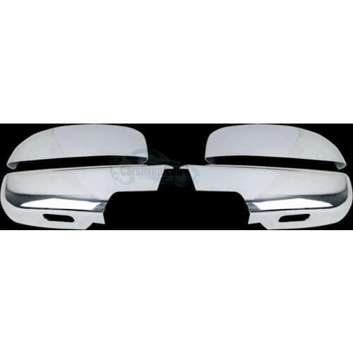 2007-14 For Chevy Suburban/Tahoe/ for Chevrolet Silverado Avalanche Escalade Triple Chrome ABS Mirror Cover