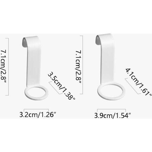 8pcs S Shaped Bathroom Shower Shampoo Bottle Holder Hook Hanging Storage Kitchen