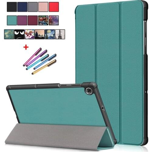 For Lenovo Tab M10 HD 2nd Generation Case Coque 10.1" Tri-Fold PU Leather Stand Tablet For Funda Lenovo Tab M10 HD TB X306F Case