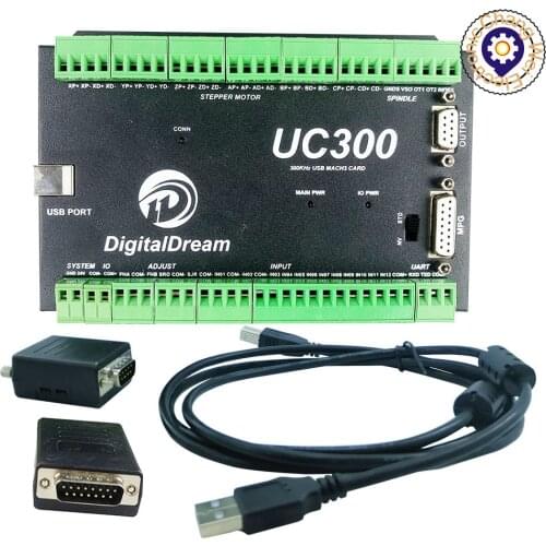 CNC Controller USB Mach3 UC300 USB interface upgrade 3 / 4 / 5 / 6 Axis motion Control Card for CNC milling machine