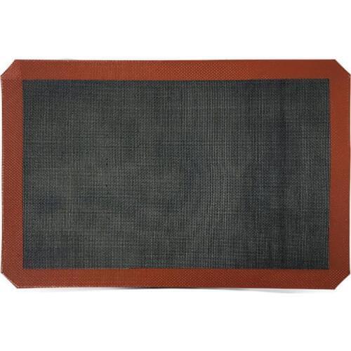 Creacate 400*300*0.7mm or 15.75*11.81 Non-Stick Silicone Baking Liner for Bread Similar Silpain Bread Baking Mat Baking bread