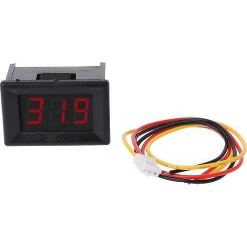 DC 0-100V 0.36" 3-digital Voltmeter LED Panel Voltage Meter For Car Motorcycle