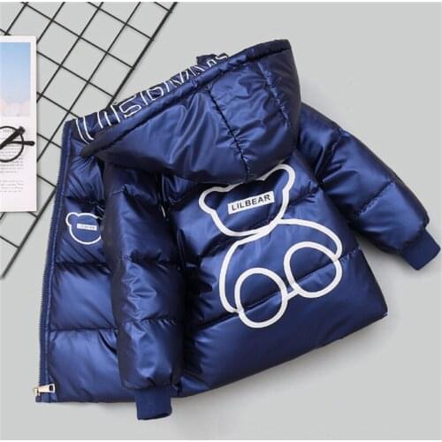 Baby Boys Winter Jacket Kids Warm White Duck Down Coat Children Parka Outerwear Snowsuit 2021 Hot Baby Girls Clothing 1-7 Years