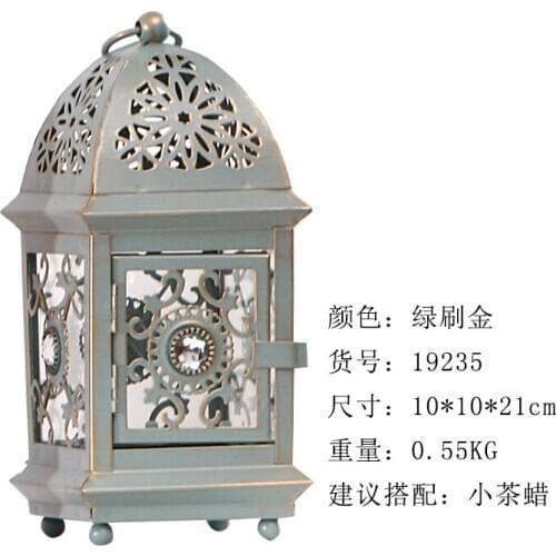 European Retro Candle Holder Metal Nordic Romantic Candle Holder Morocco Decoration Bougie Decoratif Maison Home Decor DD60ZT