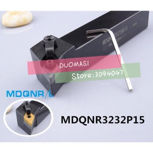 MDQNR3232P15 32*32*170mm Metal Lathe Cutting Tools,CNC Turning Tool,Lathe Machine Tools, External Turning Tool Type MDQNR/L