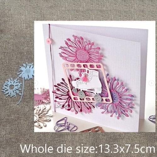 XLDesign Craft Metal Cutting Dies stencil mold Fireworks flowers decoration scrapbook Album Paper Card Craft Embossing die cuts