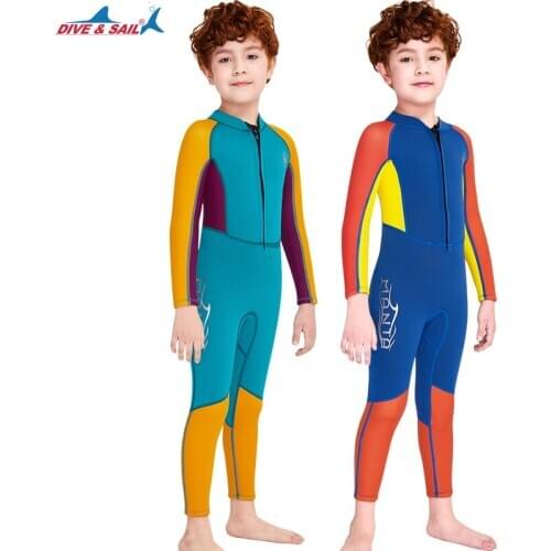 2.5mm Neoprene Wetsuit for Kids Full Body