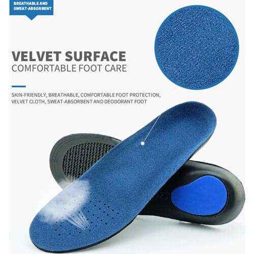 Baasploa 2021 Flat Foot Orthopedic Insoles For Shoes Soles Inserts Arch Support Corrector Men Women Shoe Pad Eva Sports Insoles