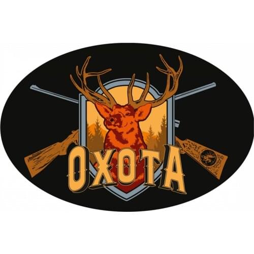 S52092# 13/15/17CM Personality PVC Decal Hunter Waterproof Car Sticker on Motorcycle Laptop Decorative