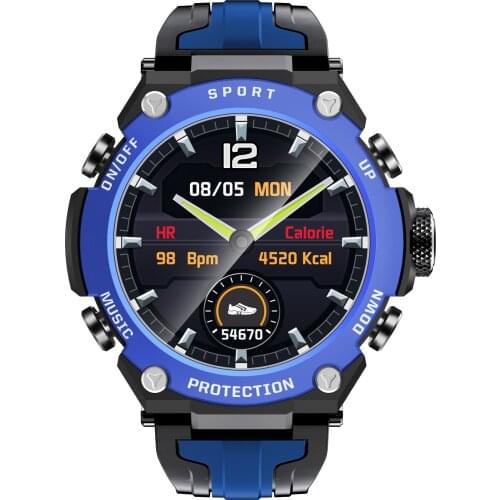 DK10 Smart Watch Bluetooth Music Altitude Diving Watch IP68 waterproof Heart Rate Fitness Sports Watch Weather for Android IOS