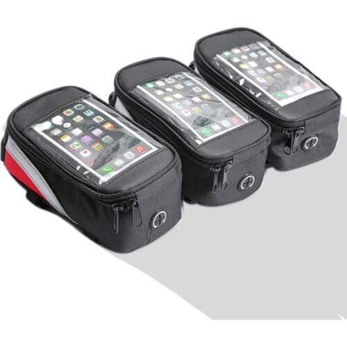 Bike bag bicycle bag phone case for bycicle cycling mobile bike accessories Head Tube Handlebar Cell Mobile Phone Bag Case