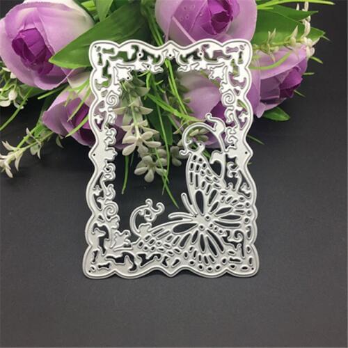 Metal Butterfly Frame Cutting Dies Stencil Scrapbooking Card Embossing Craft DIY