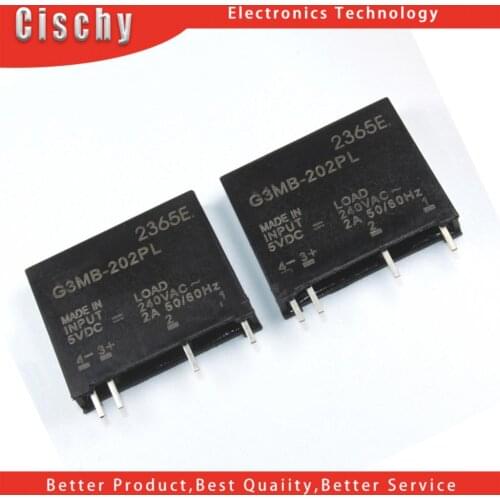 New Solid State Relay G3MB-202PL DC-AC PCB SSR In 12V DC Out 240V AC 2A