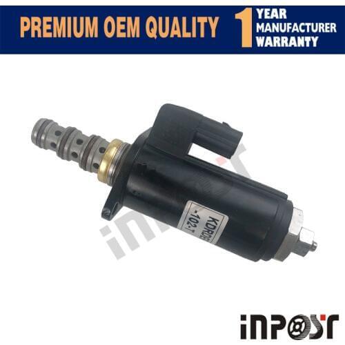 In Stock KDRDE5K-31/30C50-107 New Solenoid Valve For Kobelco Excavator SK480LC-6E SK200-6E SK230-6E YB35V00005F1