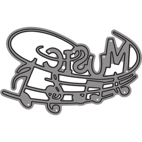 Cutting Dies Music To Decoration For DIY Scrapbooking Embossing Album Paper Cards Dies 2021 New