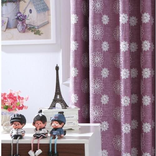 High quality European and American style high shading curtains screens for living room , bed room