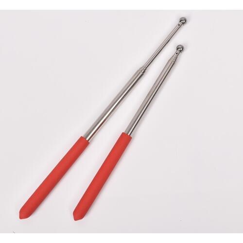 1pair=2pcs Belly Dance Wings Sticks long stretch Stainless Steel Telescopic Rod Stick for Isis Wings Belly Dancing Accessory