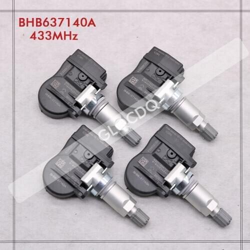 4PCS/LOT BHB637140A BHB637140 433MHz TIRE PRESSURE SENSOR TPMS FOR MAZDA 2 3 5 6 CX-5 CX5 CX-6 CX6 CX-9 CX9 MX-5 ARTZ GS1D37140