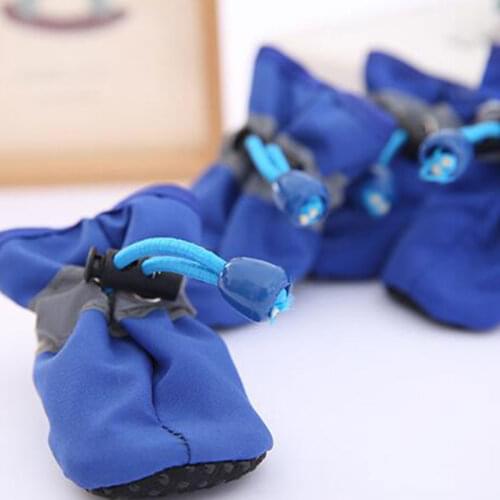 Pet Dog Shoes 4Pcs Dog Toddler Shoes Non-Slip Comfortable Cat Socks Boots Pets Foot Cover Casual Pet Supplies Cats Products
