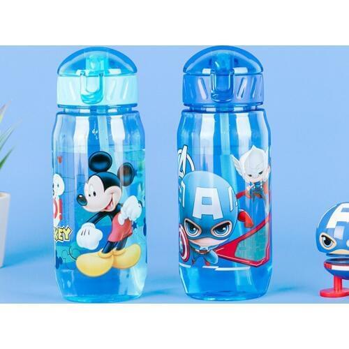 450ML Kids Baby Water Bottle Tritan BPA-Free Childrens Cup Baby Portable Feeding Bottle With Straw Leak Proof Durable Water Cup