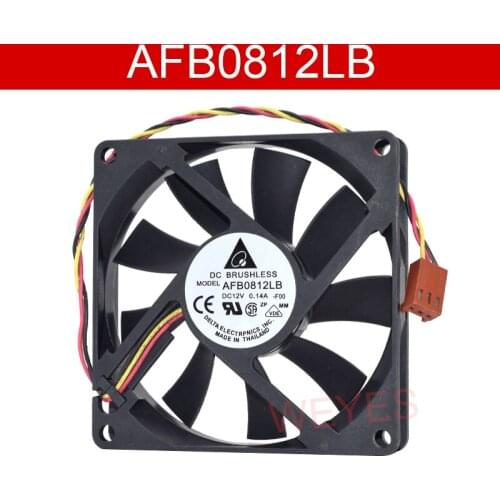 AFB0812LB 8015 for delta DC 12V 0.14A 8cm 80mm server inverter blower axial cooler Cooling Fans NEW