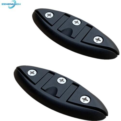 2PCS Boat Accessories Nylon Sailboats Flip Up Folding Pull Up Cleat Dock Deck Boat Marine Kayak Hardware Line Rope Mooring Cleat