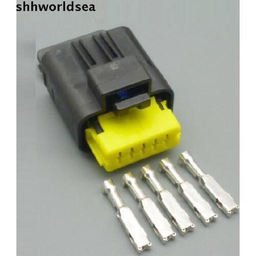 Shhworldsea 1.5mm 5P car connector,Turn light Plug,lamp socket, Car Sensor connector 211PC052S0081 211 PC052S0081
